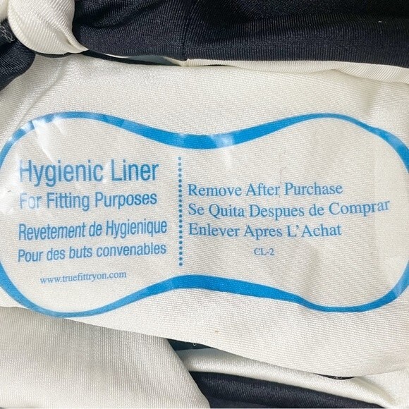 NWT Vince Camuto Halter Takini Black & Cream Two Piece Swimsuit Size Medium NEW - Picture 13 of 15